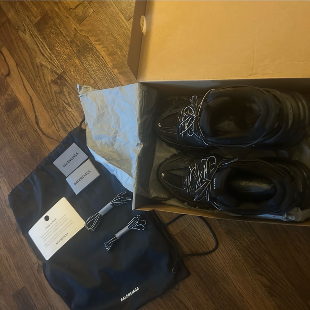 Balenciaga track runners size 12 us size 45 eu uk 11 lightly used retail is 1100